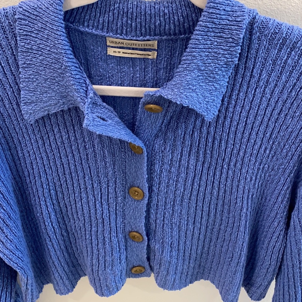 UO Simona Ribbed Cardigan XS (Sold out Color) - Picture 8 of 14